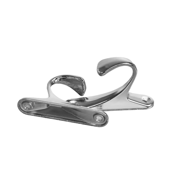 Крючок для штор KS101 CAPPIO, однорожковый, цвет хром,2 шт Крючок для штор KS101 CAPPIO, однорожковый, цвет хром,2 шт