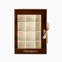 Коробка под 12 конфет с ячейками &laquo;Дерево&raquo; 18.5&times;13.5&times;3.5 см