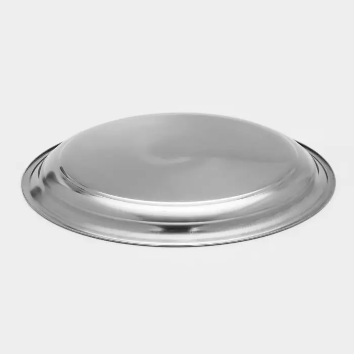 Поднос из нержавеющей стали Доляна «Мэйли», 30×3 см, цвет серебряный Поднос из нержавеющей стали Доляна «Мэйли», 30×3 см, цвет серебряный