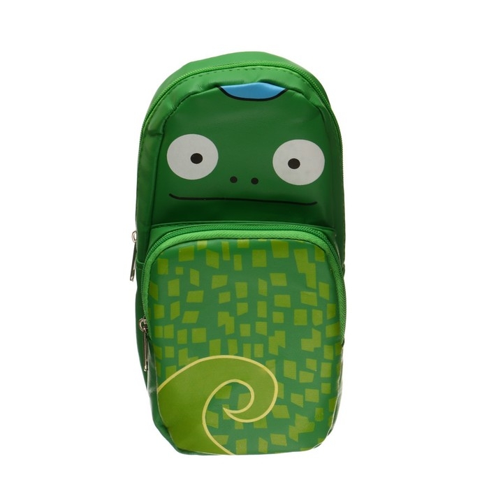 Пенал школьный на молнии Calligrata Пенал школьный на молнии Calligrata "Зверушка", 2 отделения, МИКС