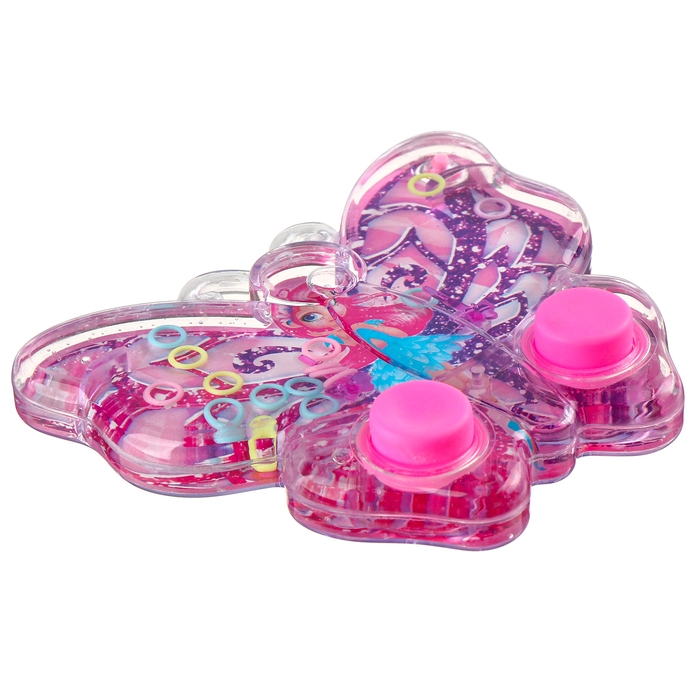 Водная игра с колечками «Бабочка», цвет фиолетовый Водная игра с колечками «Бабочка», цвет фиолетовый