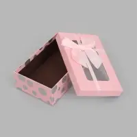 Набор подарочных коробок 3 в 1, прямоугольные с окном 23&times;16&times;9.5 21&times;14&times;8.0 19&times;12&times;6.5 см