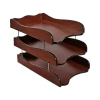 Органайзер 3 секции, для бумаг, 40&times;24&times;25 см