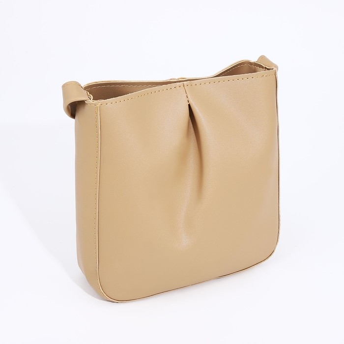 Сумка кросс-боди на молнии, цвет бежевый Сумка кросс-боди на молнии, цвет бежевый