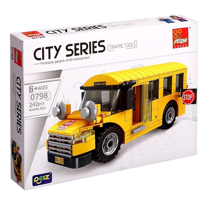 Конструктор Город &laquo;Машинки&raquo;, 242 детали