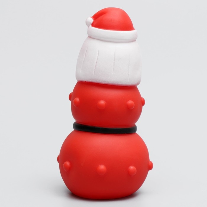 Новый год. Игрушка пищащая  Новый год. Игрушка пищащая "Мороз 3Х" для собак, 12,5 х 6 см