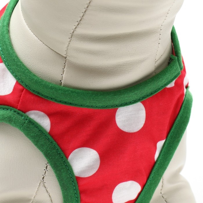 Костюм для животных Костюм для животных "Фея", размер L (ДС 35, ОГ 50, ОШ 31 см), красно-белый