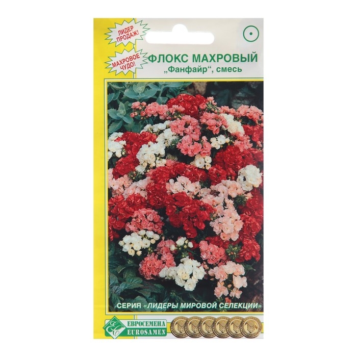 Семена Флокс махровый  Семена Флокс махровый "Фанфайр" , смесь  20 шт