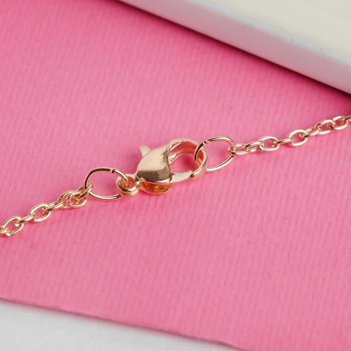 Набор детский «Выбражулька» 2 предмета: кулон, кольцо, бантик, цвет розовый Набор детский «Выбражулька» 2 предмета: кулон, кольцо, бантик, цвет розовый