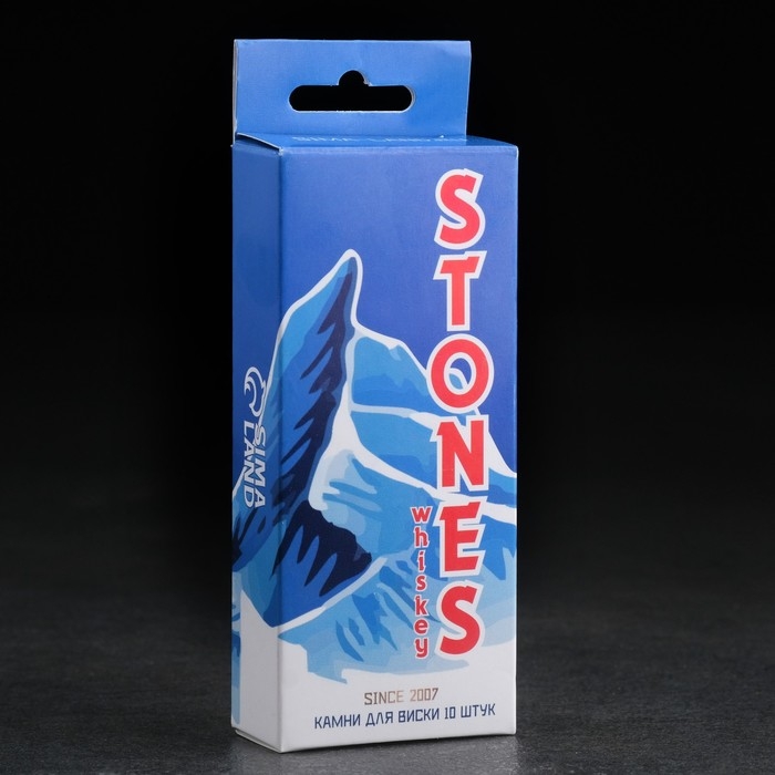 Камни для виски Камни для виски "Горные вершины", натуральный стеатит, 10 шт