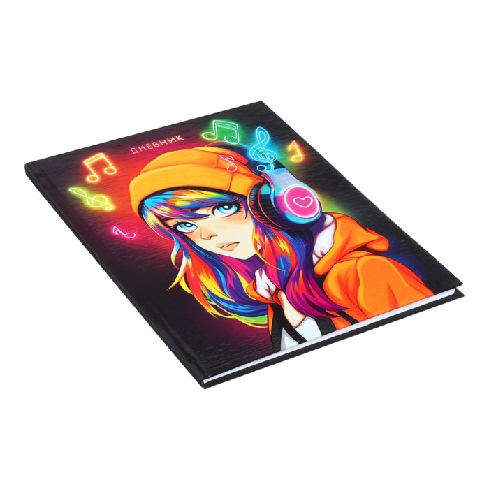 Дневник для 1-4 классов Дневник для 1-4 классов "Аниме. Девочка", твёрдая обложка, глянцевая ламинация, 48 листов