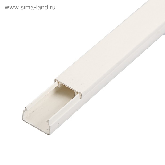 Кабель-канал IEK ECOLINE, 15х10 мм, L=2000 мм, пластик, белый Кабель-канал IEK ECOLINE, 15х10 мм, L=2000 мм, пластик, белый