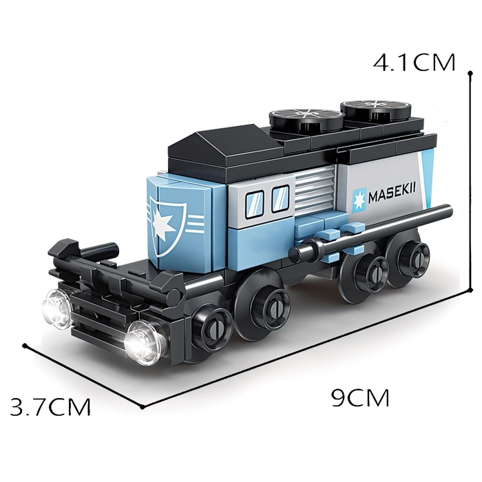 Конструктор &laquo;ЖД. Контейнеровоз&raquo;, с запуском, 68 деталей