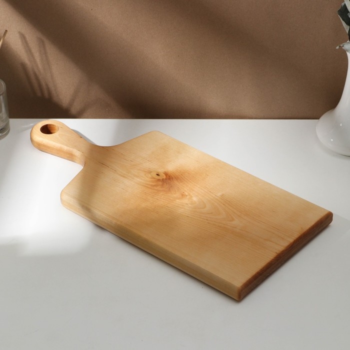 Доска разделочная с ручкой Adelica, 40×19×2,2 см, покрыта маслом, цельная берёза Доска разделочная с ручкой Adelica, 40×19×2,2 см, покрыта маслом, цельная берёза