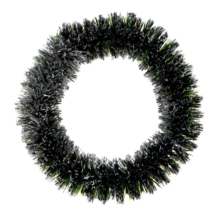 Декор «Новогодний венок», набор 3 шт., размер 1 шт. — 6,5 см, цвет тёмно-зелёный Декор «Новогодний венок», набор 3 шт., размер 1 шт. — 6,5 см, цвет тёмно-зелёный