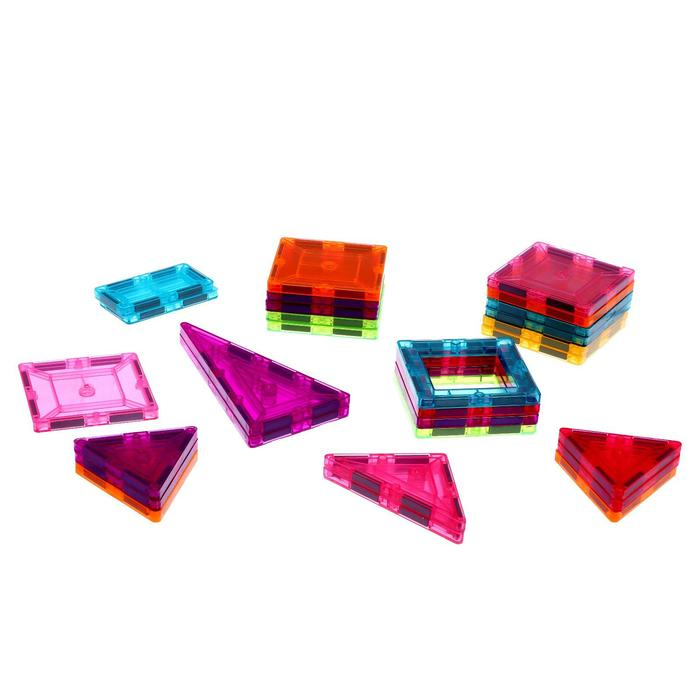 Конструктор магнитный «Геометрические фигуры», 28 деталей Конструктор магнитный «Геометрические фигуры», 28 деталей