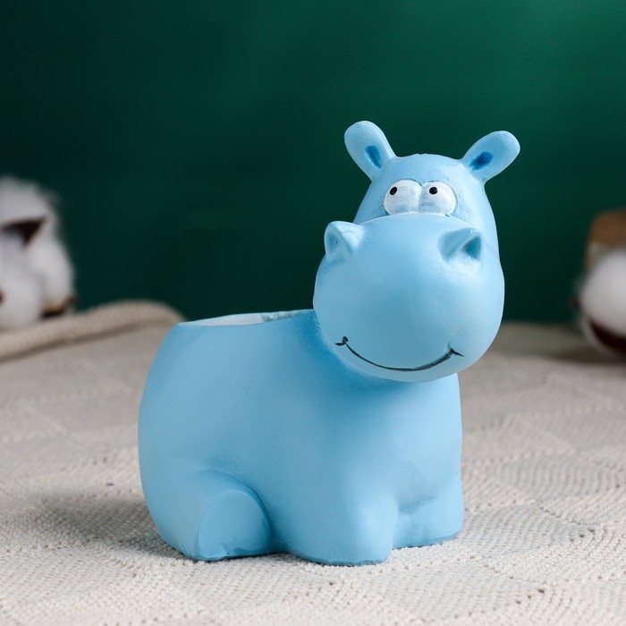 Горшок  Горшок "Бегемотик" 12х9х11см