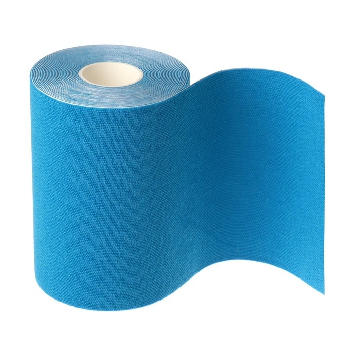 Кинезио - тейп, 10 см × 5 м, цвет синий Кинезио - тейп, 10 см × 5 м, цвет синий