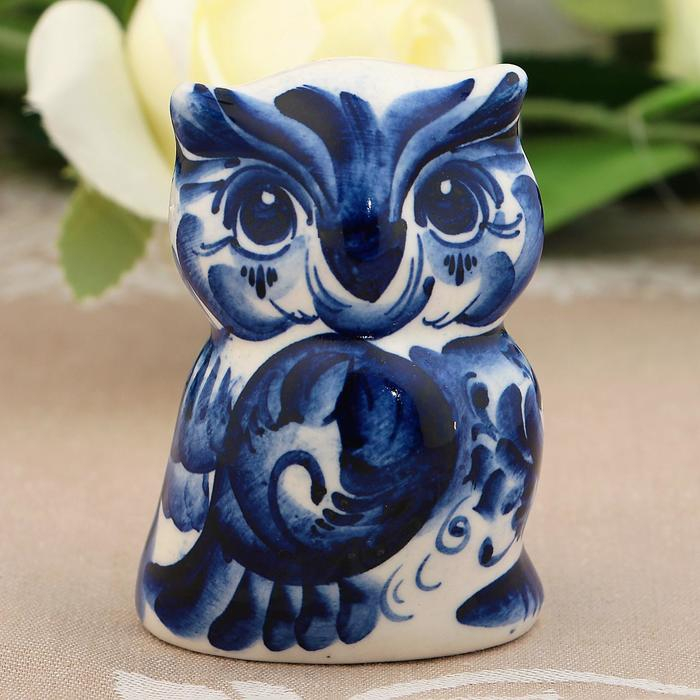 Сувенир «Сова Софа», 8 см, гжель Сувенир «Сова Софа», 8 см, гжель