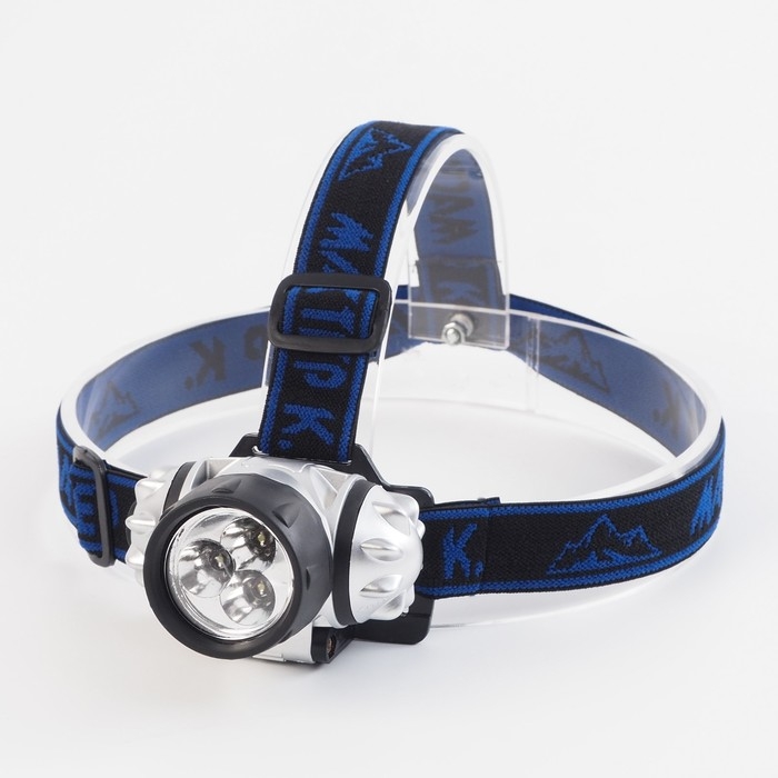 Фонарь налобный  Фонарь налобный "Мастер К.", 5 х 7 см, 3 AAA