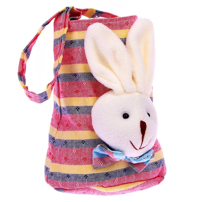 Сумка «Зайка», 20 × 16 см, цвета МИКС