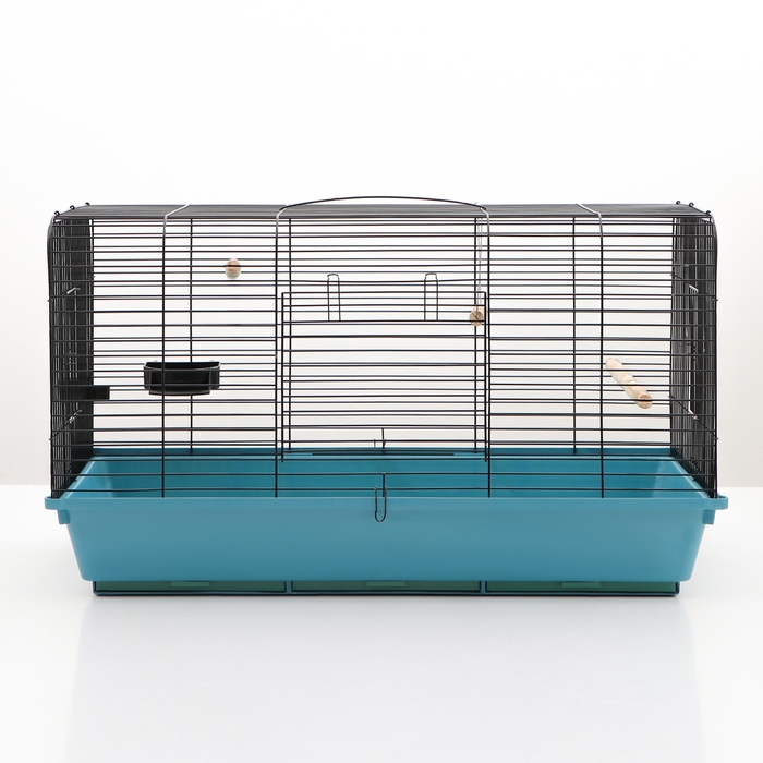 Клетка для птиц, Клетка для птиц, "Рикки max 2", 79 х 44 х 45 см, микс цветов