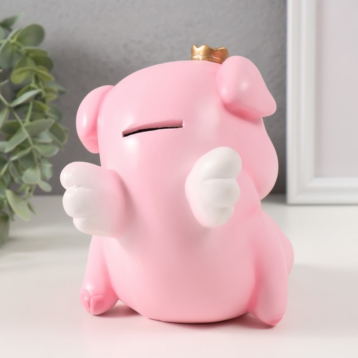 Копилка Копилка "Свинка принцесса" Высота 14 см, ширина 12 см, длина 15 см.