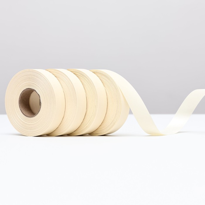 Лента полипропиленовая Лента полипропиленовая "Matte" для декора и подарков, молочная, 2 см х 50 м