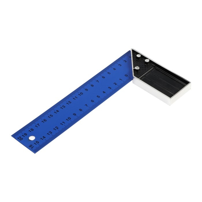 Угольник металлический ТУНДРА, 200 мм Угольник металлический ТУНДРА, 200 мм