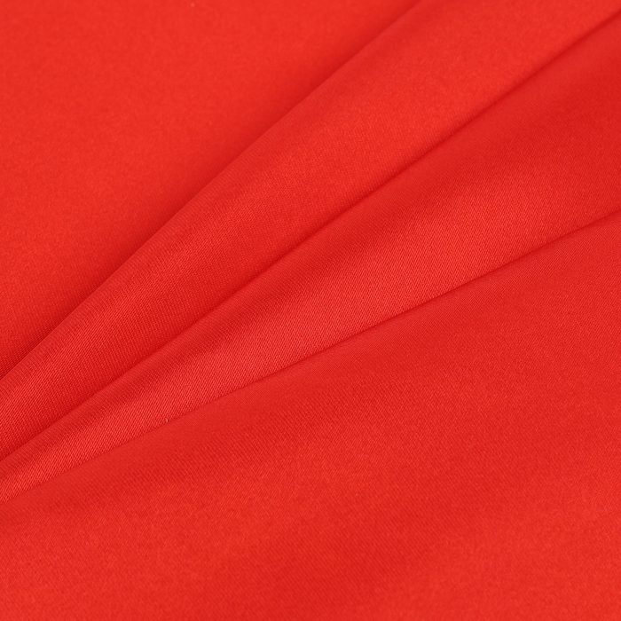 Лоскут для рукоделия, атлас однотонный красный, 50 × 50 см