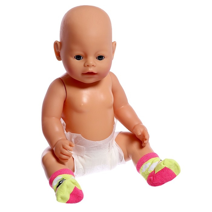 Одежда для кукол «Божья коровка», носочки с подгузником Одежда для кукол «Божья коровка», носочки с подгузником