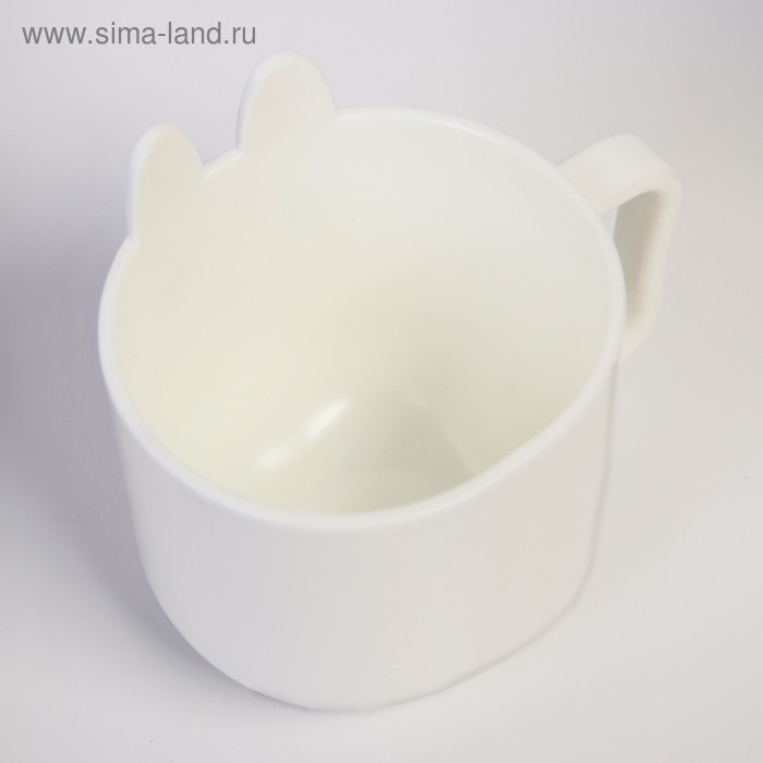 Кружка детская 260 мл., «Зайка», цвет белый Кружка детская 260 мл., «Зайка», цвет белый