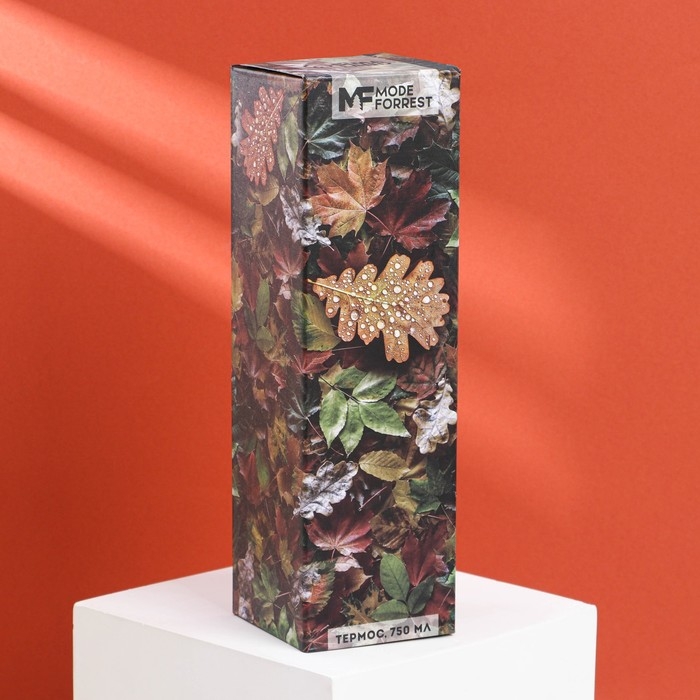 Термос «Лес» в кожзаме, MODE FORREST, 750 мл, время сохранения тепла 16-18 ч Термос «Лес» в кожзаме, MODE FORREST, 750 мл, время сохранения тепла 16-18 ч