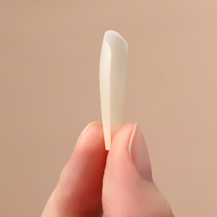 Накладные ногти «Base», 100 шт, в контейнере, цвет бежевый Накладные ногти «Base», 100 шт, в контейнере, цвет бежевый