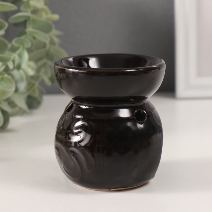 Аромалампа керамика  Аромалампа керамика "Геометрия и растительность" МИКС 7,5х8,5х9 см