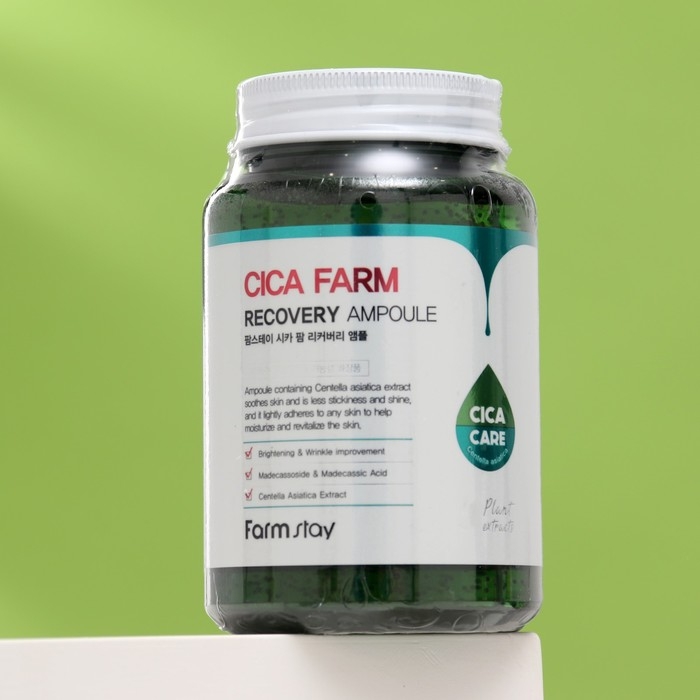 Ампульная сыворотка для лица FarmStay, с центеллой азиатской, 250 мл Ампульная сыворотка для лица FarmStay, с центеллой азиатской, 250 мл