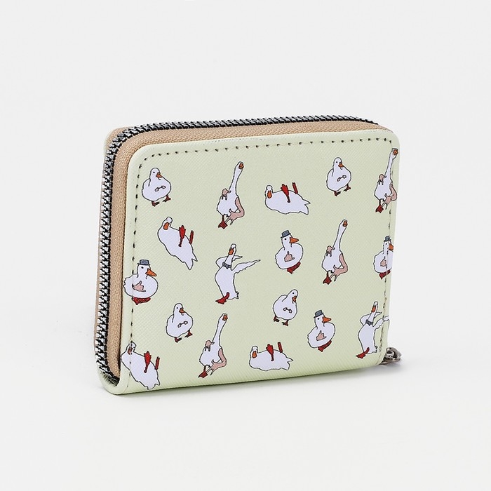 Кошелёк на молнии, отдел для карт, для монет, цвет жёлтый Кошелёк на молнии, отдел для карт, для монет, цвет жёлтый