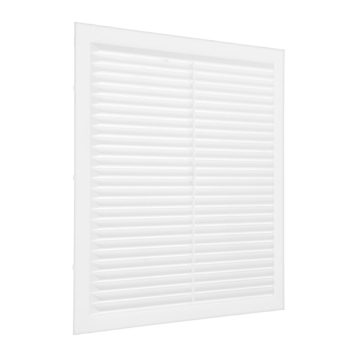 Решетка вентиляционная ZEIN Люкс Л235, 235 х 235 мм, с сеткой, неразъемная