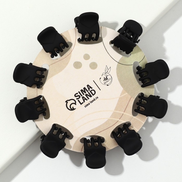 Краб для волос «Аксессуары»,10 шт.,1,5 х1,5 см Краб для волос «Аксессуары»,10 шт.,1,5 х1,5 см