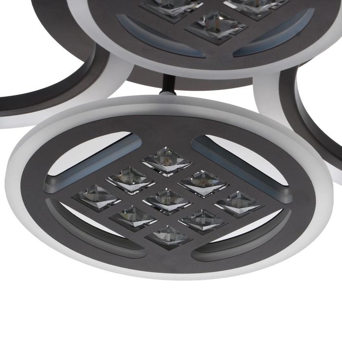 Люстра с ПДУ 1158/4CF LED 116Вт 3000-6000К диммер кофе 63х45х12 см BayerLux