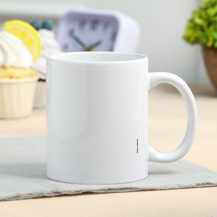 Кружка сублимация Кружка сублимация "Довожу дело до винца" 320 мл, с нанесением