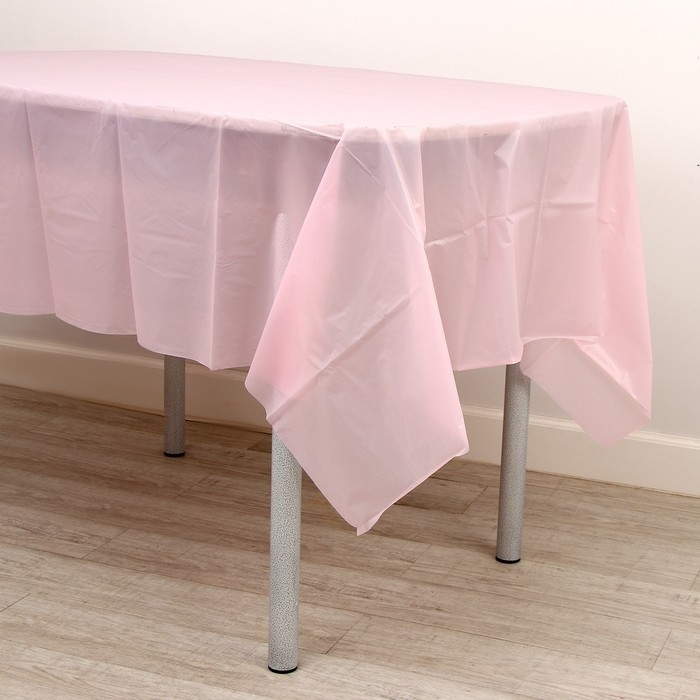 Скатерть, 138 &times; 186 см, цвет розовый