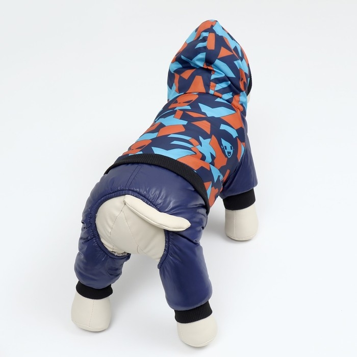 Комбинезон   Комбинезон  "Камуфляж" на меховом подкладе, размер L  (ДС 35, ОШ 35, ОГ 45 см)