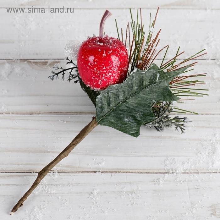 Декор  Декор "Зимнее очарование" ягоды в снегу, 17 см