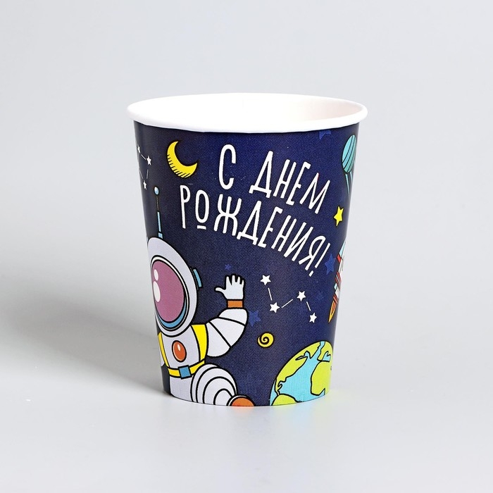 Набор бумажной посуды «Космос» Набор бумажной посуды «Космос»