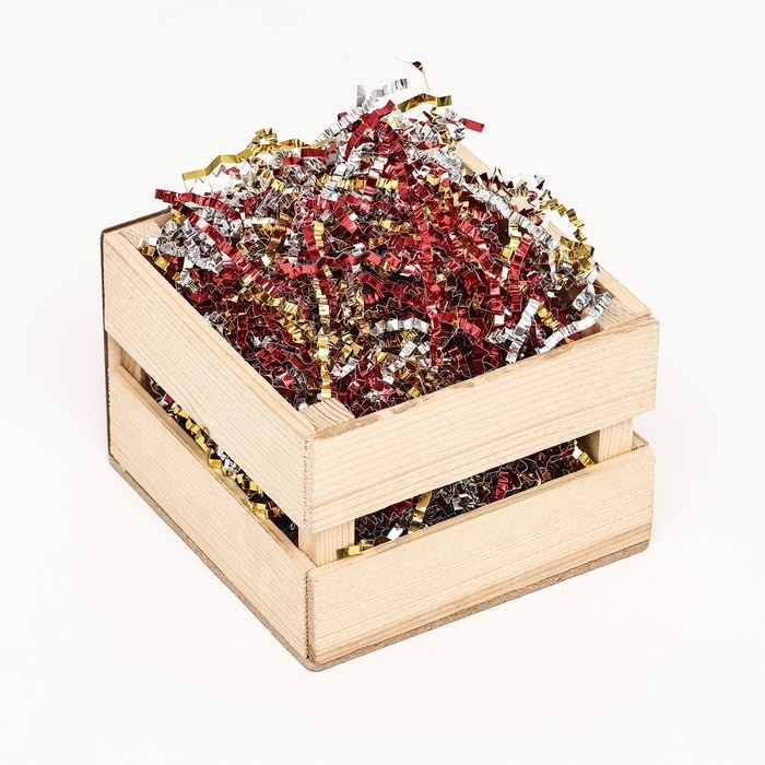 Наполнитель металлизированный, 50 г, Наполнитель металлизированный, 50 г, "Новогодние подарки"