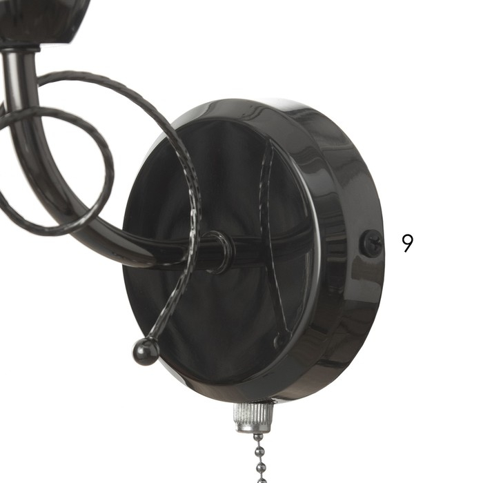 Бра Бра "Милана" 1x40Вт E27 черный 16х11х24 см