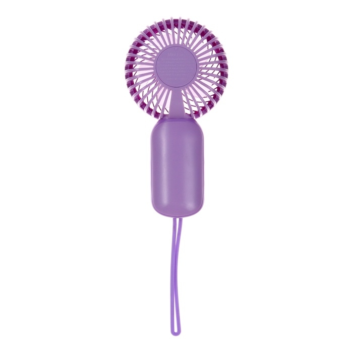 Портативный вентилятор YM88151, 250 мАч, 1 режим, кабель для зарядки, фиолетовый Портативный вентилятор YM88151, 250 мАч, 1 режим, кабель для зарядки, фиолетовый