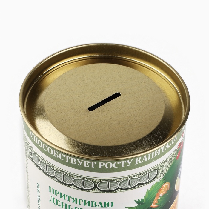 Копилка новогодняя подарок «Новый год: Доллары», XXL 20 х 12,5 см Копилка новогодняя подарок «Новый год: Доллары», XXL 20 х 12,5 см