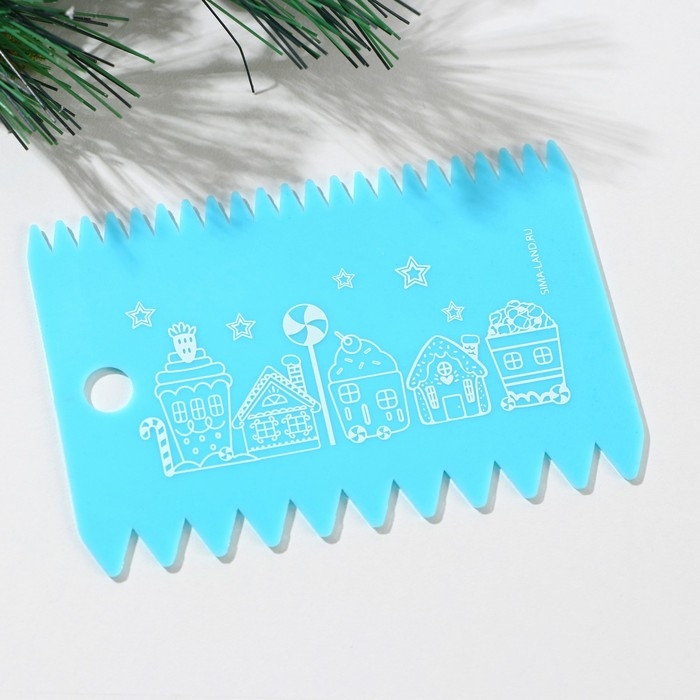 Новый год. Набор кондитерских шпателей «Сладкого года», 3 шт Новый год. Набор кондитерских шпателей «Сладкого года», 3 шт